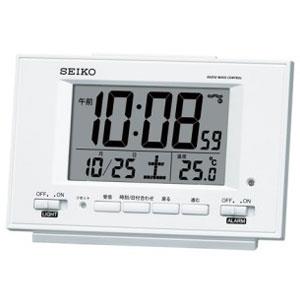 セイコー(SEIKO) SQ778W 白パール 電波目覚まし時計