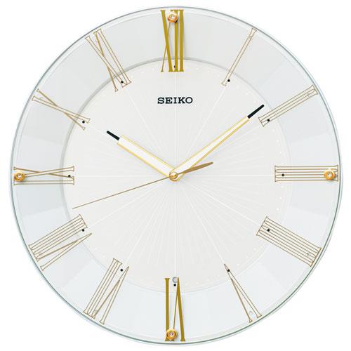 セイコー(SEIKO) KX214H 白パール 電波掛け時計