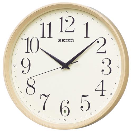 セイコー(SEIKO) KX222A 薄茶木目模様 電波掛け時計