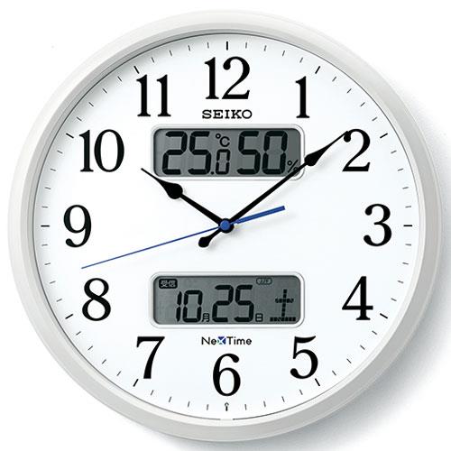 セイコー(SEIKO) ZS250W ネクスタイムシリーズ 電波掛け時計