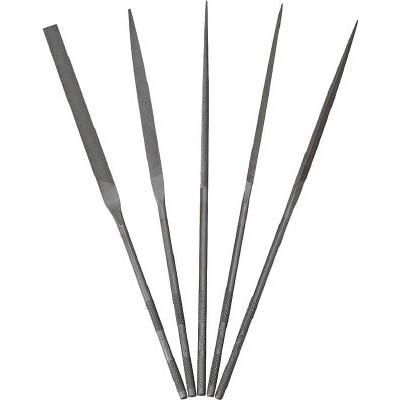 ツボサン SA00556T 精密ヤスリ 5本組 三角