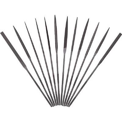 ツボサン SA01256T 精密ヤスリ 12本組 三角