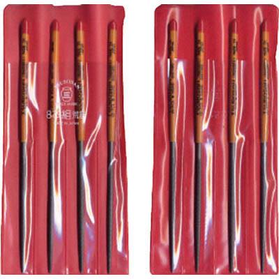 ツボサン MA008-01 組ヤスリ 8本組 丸 荒目