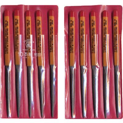 ツボサン HA010-01 組ヤスリ 10本組 半丸 荒目