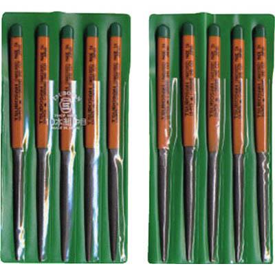 ツボサン HA010-02 組ヤスリ 10本組 半丸 中目