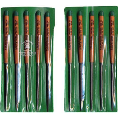 ツボサン SA010-02 組ヤスリ 10本組 三角 中目