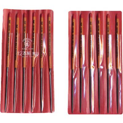 ツボサン MA012-01 組ヤスリ 12本組 丸 荒目