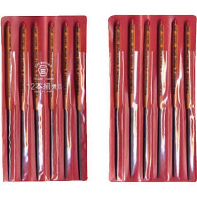 ツボサン SA012-01 組ヤスリ 12本組 三角 荒目