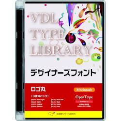 視覚デザイン研究所 VDL TYPE LIBRARY デザイナーズフォント OpenType ロゴ丸 Mac