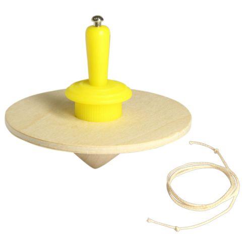 アーテック ミニ糸引きゴマ 無着色 φ60 2491 [お正月][コマ][木製玩具][伝承玩具][無着色][手作り][お絵かき][昔遊び][伝統][外遊び]