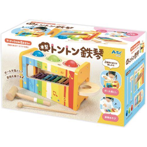 アーテック 木製トントン鉄琴 7472 [知育玩具][木製玩具][おもちゃ][玩具][トイ][知育][子ども][遊び][室内あそび][木製][つみき][鉄琴]