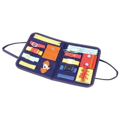 アーテック フェルト知育バッグ 11789 [訓練][指先の運動][知育玩具][室内遊び][おもちゃ][景品][ﾌﾟﾚｾﾞﾝﾄ][ひもとおし][ボタン][ベルト][チャック]