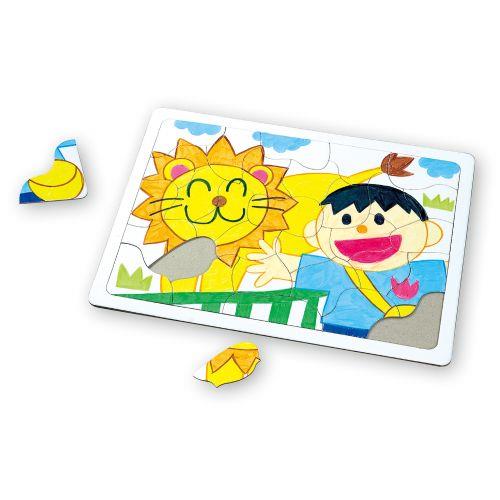 アーテック ペイントジグソー 中 11817 [工作][夏休み][自由研究][夏][クラフト][オリジナル][お絵かき][無地][パズル]