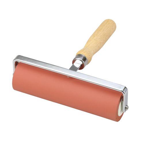 アーテック 転圧ゴムローラー 赤 φ45×164mm(6インチ) 40114 [ゴムローラー][ペイント][圧着][貼り付け][塗装][版画用具][作業用][工具][孔版][クラフト][DIY]