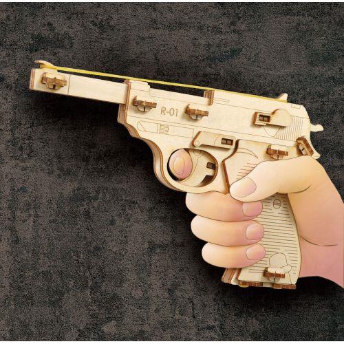 アーテック 木製単発式輪ゴム銃 58194 [サイエンスクラフト][木工作]