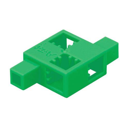 アーテック Artecブロック ハーフD 緑8pcsセット 76508 [プログラミング][おもちゃ][玩具][知育][学習][室内][遊び][ブロック][部品][パズル][創造力][子ども]