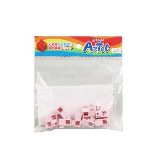 アーテック Artecブロック ハーフA 8p 薄ピンク 77757 [プログラミング][おもちゃ][玩具][知育][学習][室内][遊び][ブロック][部品][パズル][創造力][子ども]
