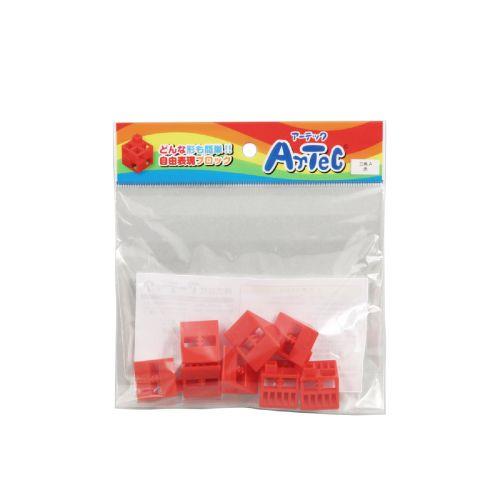 アーテック Artecブロック 三角A 8p 赤 77795 [プログラミング][おもちゃ][玩具][知育][学習][室内][遊び][ブロック][部品][パズル][創造力][子ども]