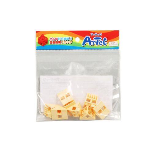 アーテック Artecブロック 三角A 8p ペールオレンジ 77803 [プログラミング][おもちゃ][玩具][知育][学習][室内][遊び][ブロック][部品][パズル][創造力][子ども]