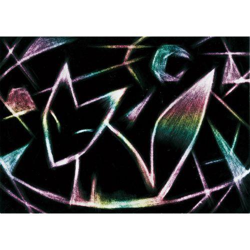 アーテック 消しゴムスクラッチ(消してかく)カラー(A4) 83816