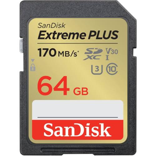 SanDisk(サンディスク) SDSDXWH-064G-JNJIP エクストリーム プラス SDXC UHS-Iカード 64GB