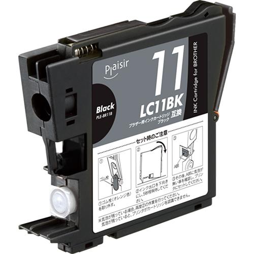 エレコム(ELECOM) PLE-BR11B ブラック LC11BK互換インク プレジール ブラザー