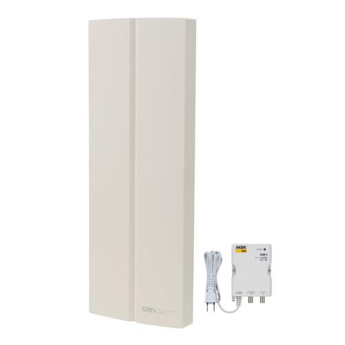 サン電子 SDA-20-2A-W 地上デジタル放送用ブースタ内蔵UHF平面アンテナ 水平専用