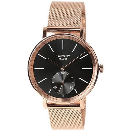 サクスニーイザック(SACCSNYYSACCS) SYA15145R-BKM(ブラック) SACCSNY Y’SACCS サクスニーイザック アナログ メンズ腕時計 国内正規品
