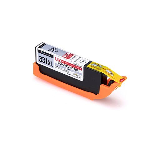 エレコム(ELECOM) CC-C331XLGY グレー BCI-331XLGY互換インクカートリッジ CANON用 大容量