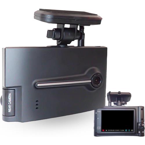 KEIYO(ケイヨー) AN-R078 前方も車内も録画できるドライブレコーダー 12V専用 FULLHD 3.5インチタッチパネルモニター GPS内蔵でスッキリ