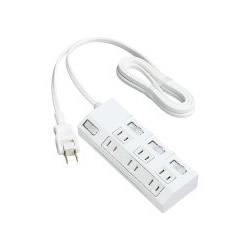 パナソニック(Panasonic) WHA29163WKP ホワイト ザ･タップマルチシリーズ 6個口 1m