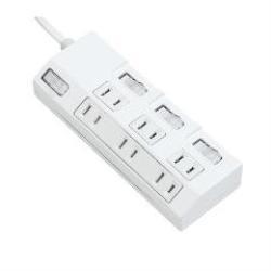 パナソニック(Panasonic) WHA292637WKP ホワイト ザ･タップマルチシリーズ 6個口 2m