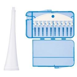 パナソニック(Panasonic) ドルツ 替ブラシ やわらか歯間ブラシ ｶｰﾄﾘｯｼﾞ10本、ﾌﾞﾗｼﾈｯｸ1本入 EW0945-W ホワイト