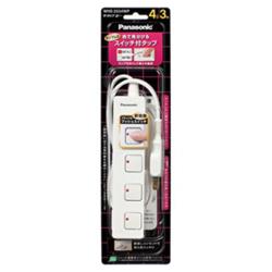 パナソニック(Panasonic) WHS2534WP ホワイト ザ･タップZ 4個口 3m
