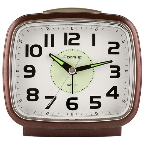 保土ヶ谷電子販売 HT-A015W-BR(ブラウン) 目覚まし時計