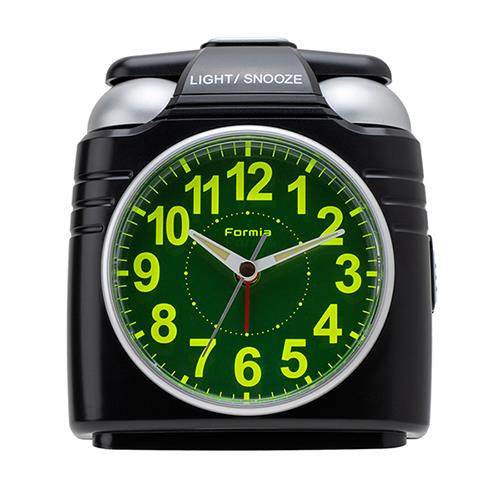 保土ヶ谷電子販売 HT-A030W-BK(ブラック) 目覚まし時計