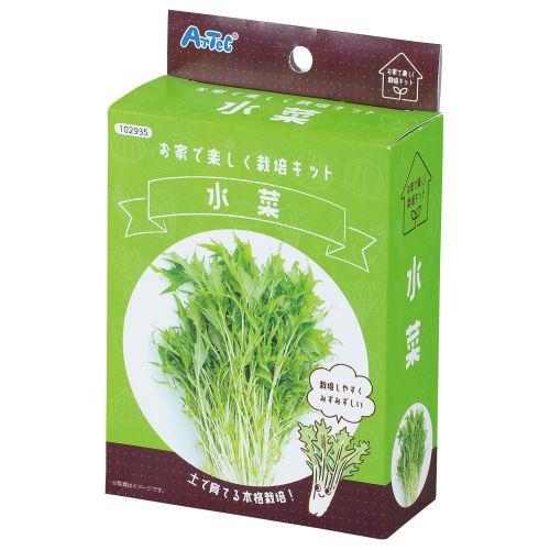 アーテック お家で楽しく栽培キット 水菜 102935 [栽培キット][植物][栽培][観察][野菜][自由研究][食物][子ども][プレゼント][景品][食育][家庭菜園][水菜][みずな]