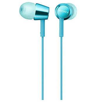 ソニー(SONY) MDR-EX155AP-L ライトブルー 密閉型インナーイヤーレシーバー