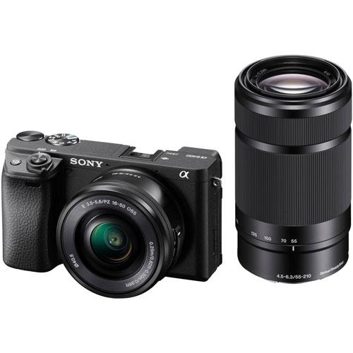 ソニー(SONY) α6400 ダブルズームレンズキット ブラック ILCE-6400Y APS-C ミラーレス一眼カメラ