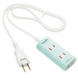 パナソニック(Panasonic) WHA2413GP グリーン ザ･タップQ 電源タップ 3個口 1m