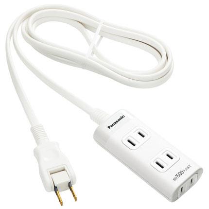パナソニック(Panasonic) WHA2423WP ホワイト ザ･タップQ 電源タップ 3個口 2m