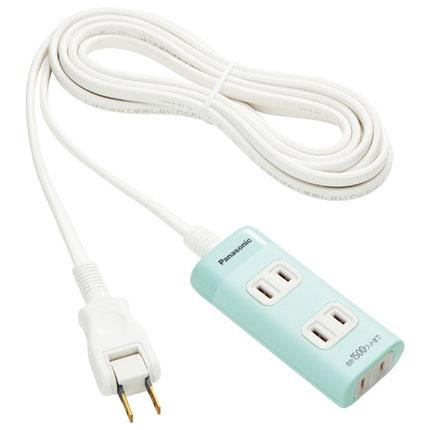 パナソニック(Panasonic) WHA2433GP グリーン ザ･タップQ 電源タップ 3個口 3m