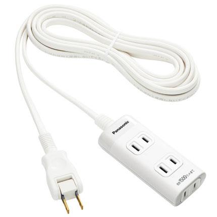 パナソニック(Panasonic) WHA2433WP(ホワイト) ザ･タップQ 電源タップ 3個口 3m