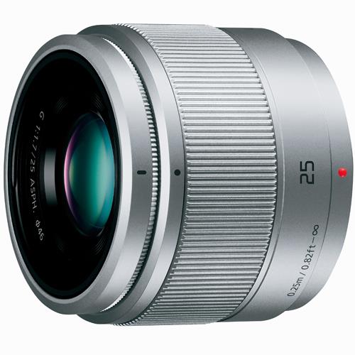 パナソニック(Panasonic) LUMIX G 25mm/F1.7 ASPH. H-H025-S シルバー マイクロフォーサーズマウント 単焦点レンズ