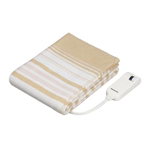パナソニック(Panasonic) DB-U12T-C(ベージュ) 電気毛布 しき 敷毛布タイプ シングル Sサイズ 約140×80cm 室温センサー 丸洗い 抗菌防臭 ダニ対策