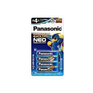 パナソニック(Panasonic) LR03NJ/4B 乾電池エボルタネオ単4形4本パック