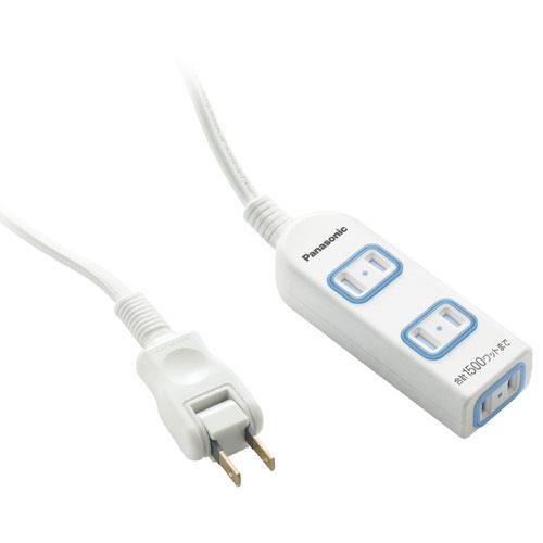 パナソニック(Panasonic) WHF21033WP ホワイト 3コ口 スナップキャップ･30cmコード付 ザ･タップF