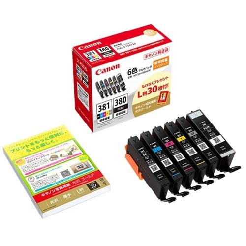 CANON(キヤノン) BCI-381+380/6MP 純正 インクタンク BCI-381+BCI-380 6色マルチパック 標準容量