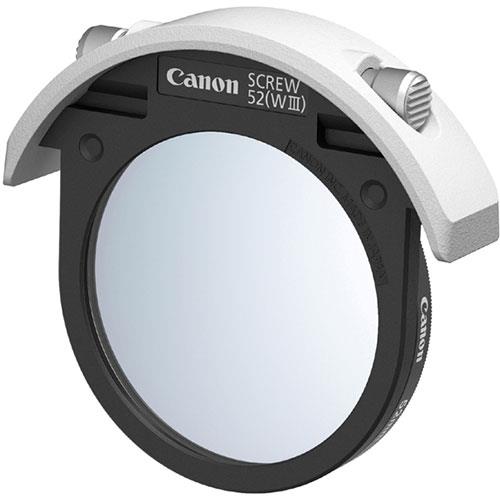 CANON(キヤノン) ドロップインスクリューフィルターホルダー 52 WIII 52mm プロテクトフィルター付
