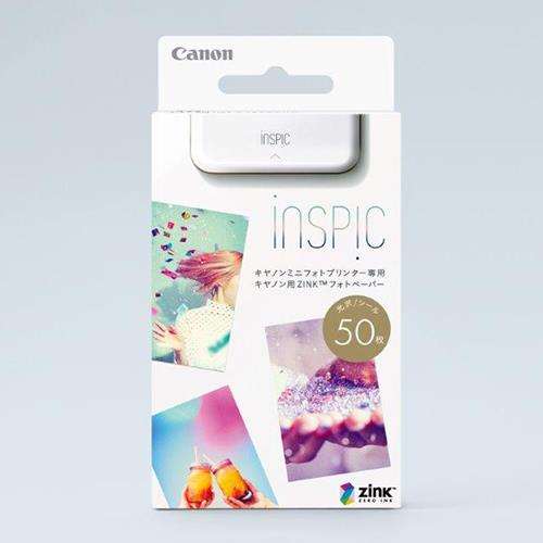 CANON(キヤノン) iNSPiC インスピック 用ZINKフォトペーパー 50枚入り ZP-2030-50